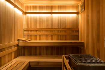 Men’s & women’s dry cedarwood saunas